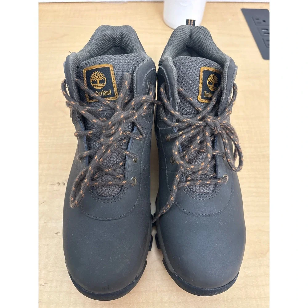 Timberland Mt Maddsen Mid Waterproof Hiking Boots charcol A141B Boys 4
